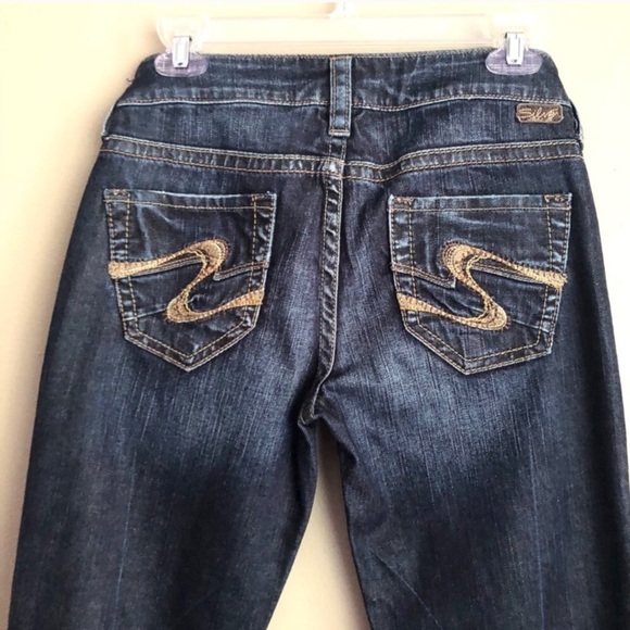 [Silver] Dark Denim Classic Jeans - Picture 2 of 3